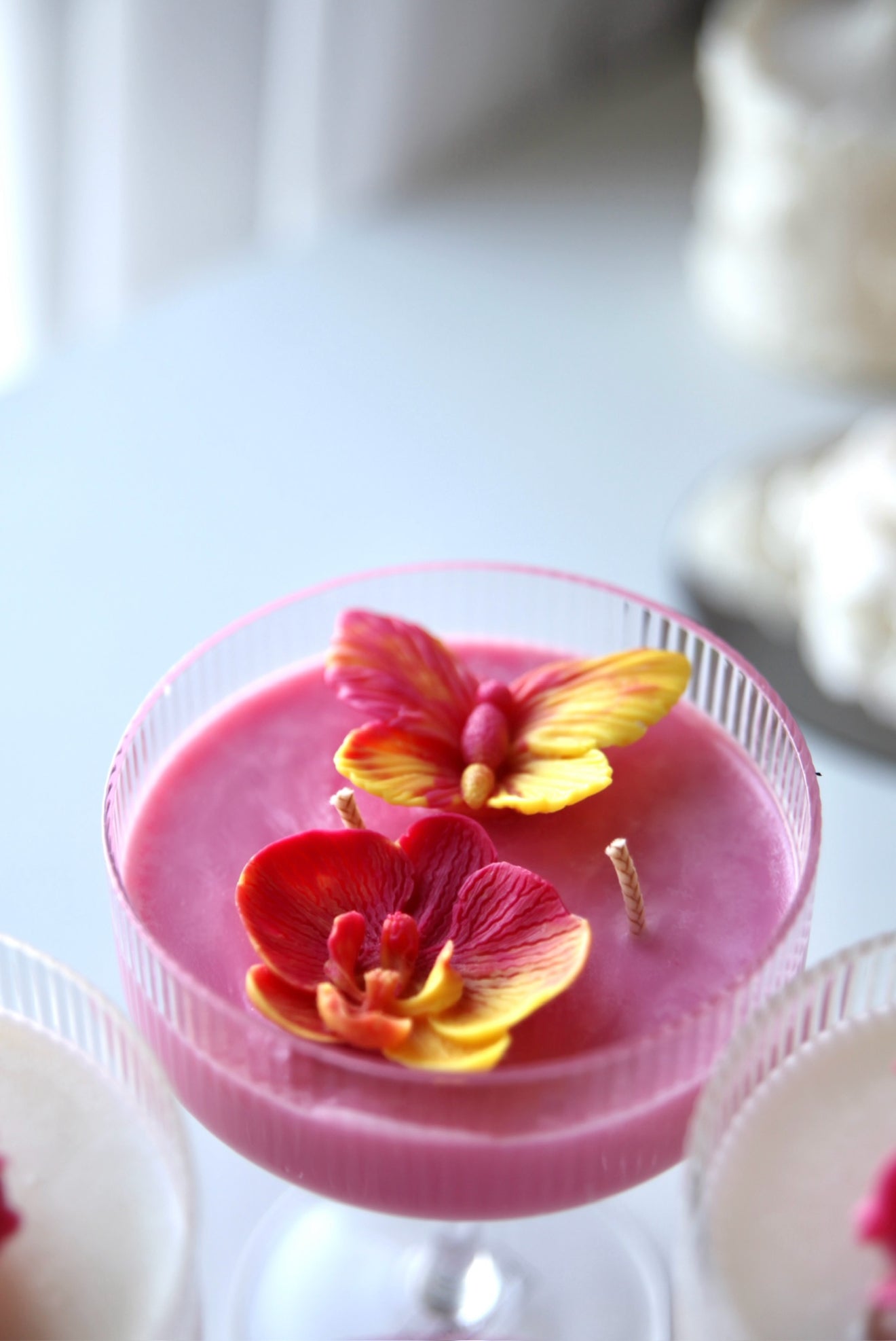 Handmade Chamomile Flower Candle
