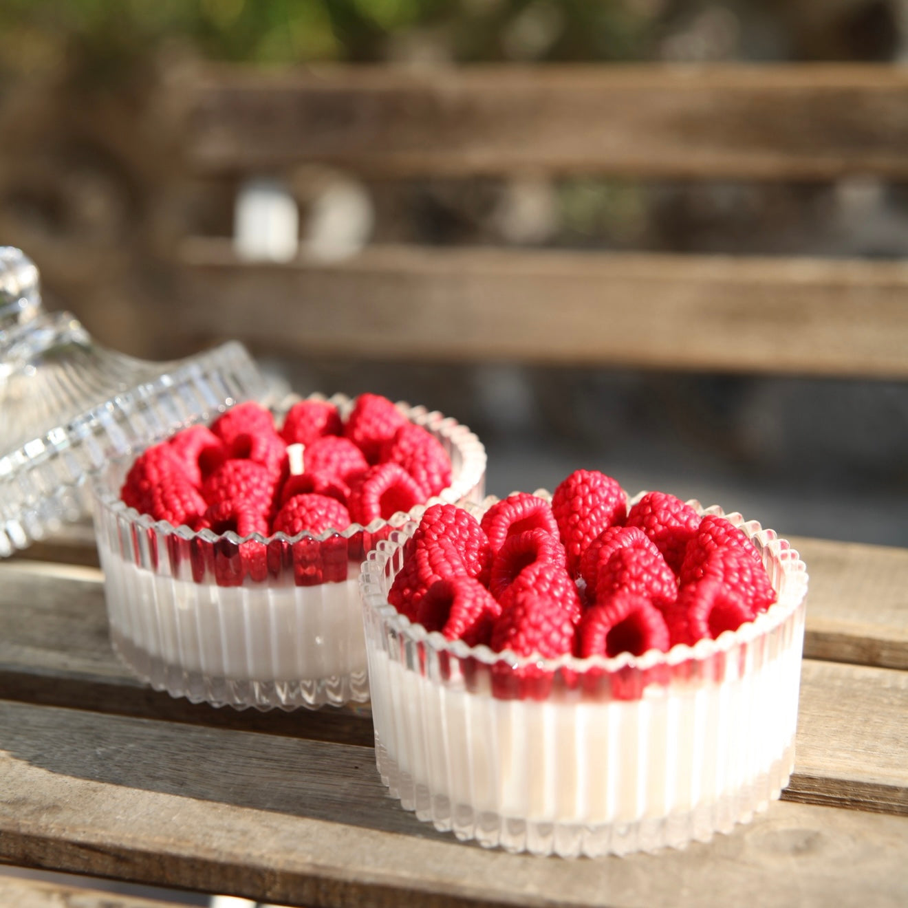 Raspberry Cup Candle