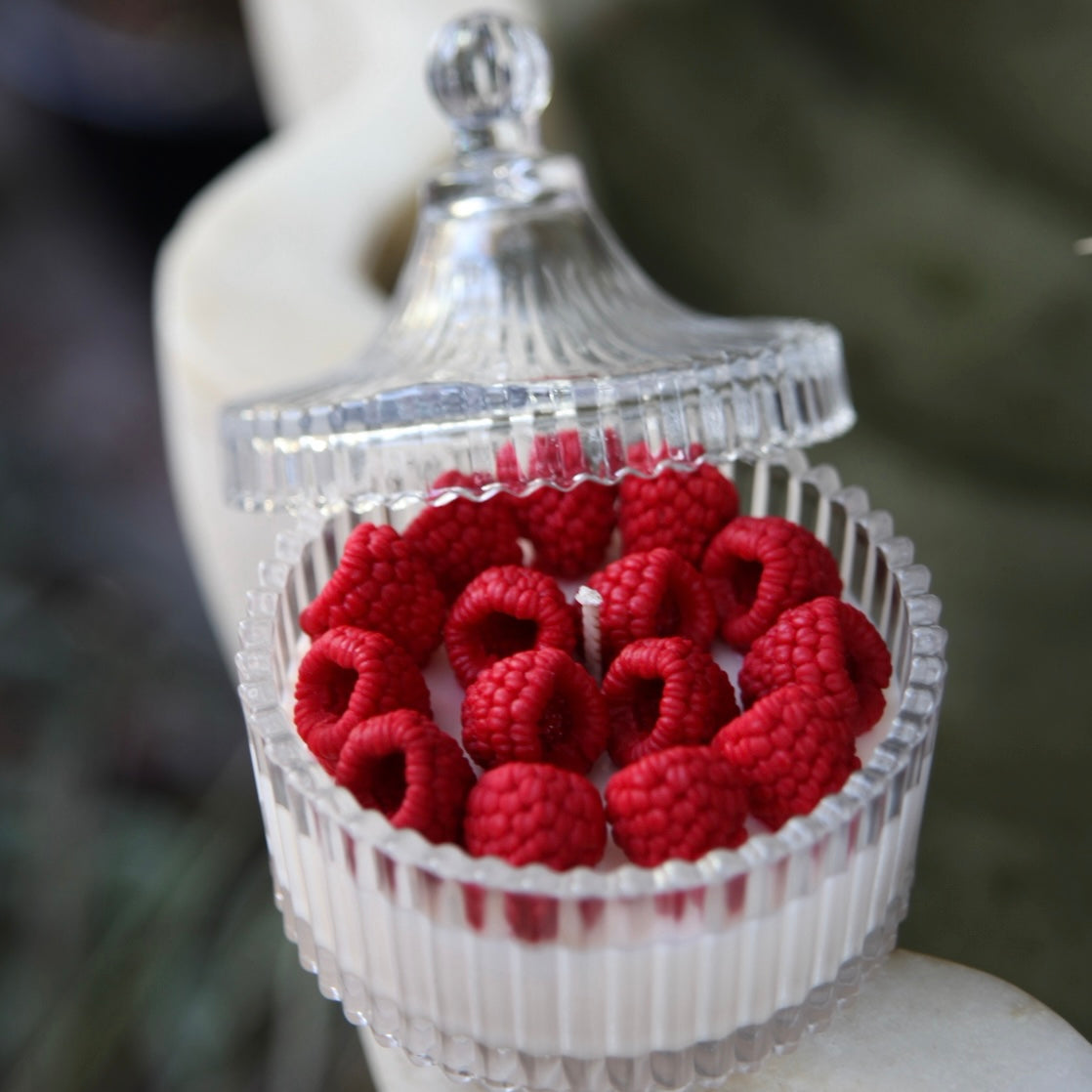 Raspberry Cup Candle
