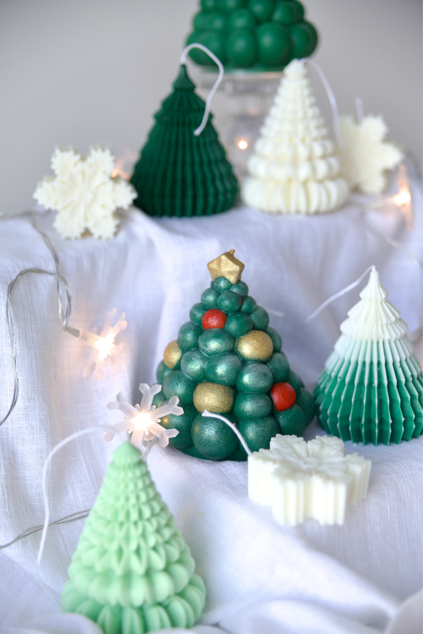 Simple Christmas Tree Candle