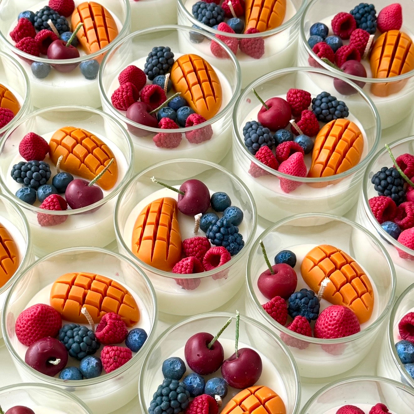 Acai bowl candle
