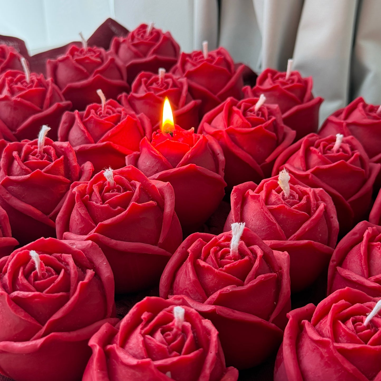 Handmade Rose Flower Candle