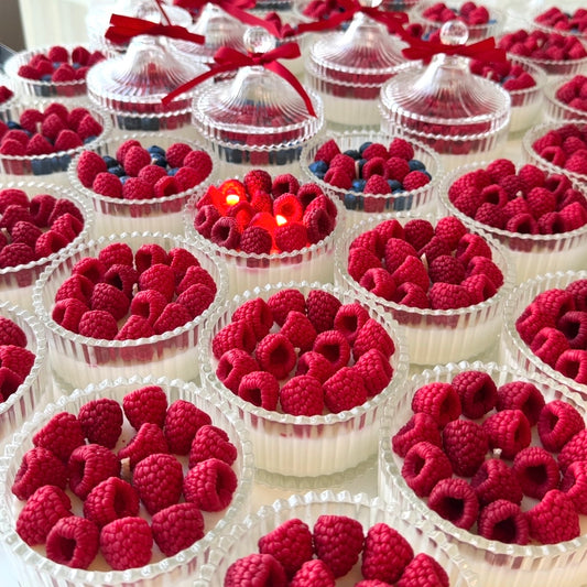 Raspberry Cup Candle