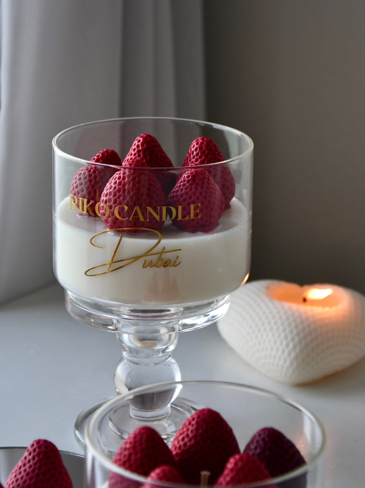 Strawberry candle