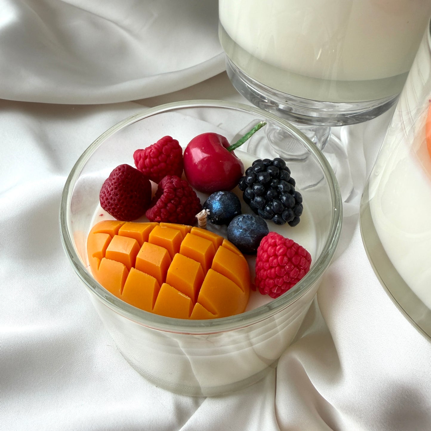 Acai bowl candle