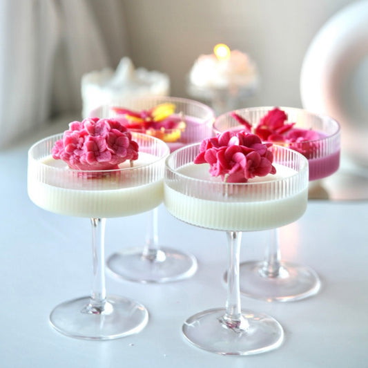 Handmade Chamomile Flower Candle