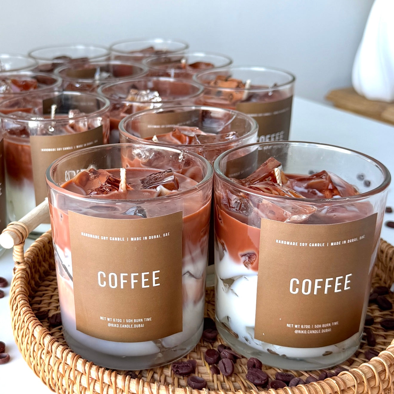 Iced Coffee Latte Candle