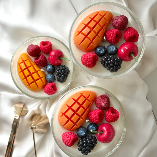 Acai bowl candle
