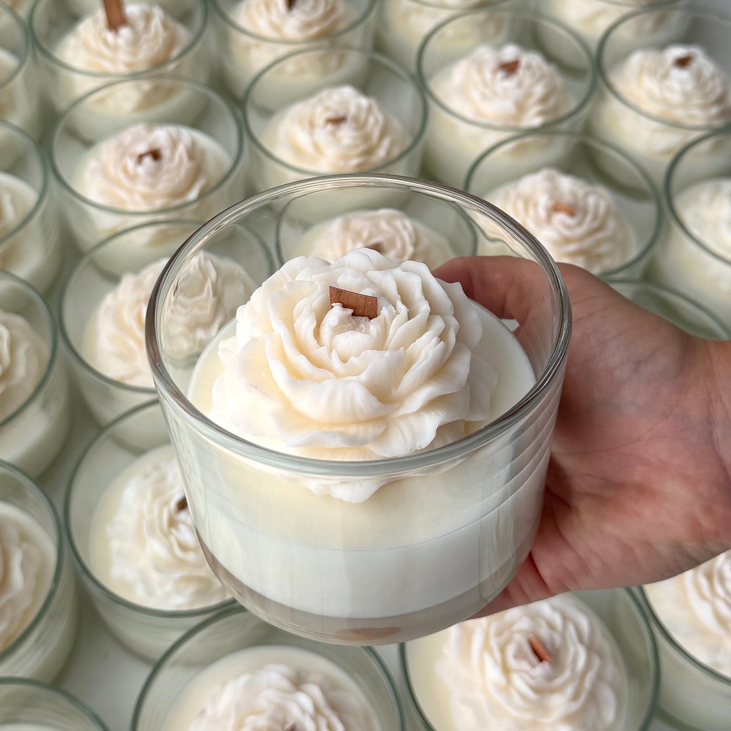Peonies in a cup
