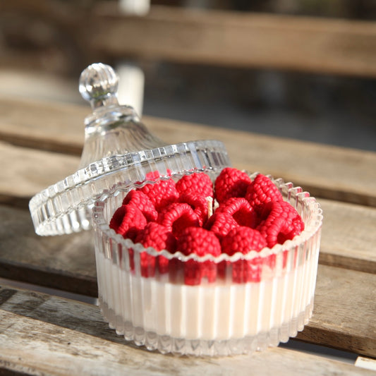 Raspberry Cup Candle