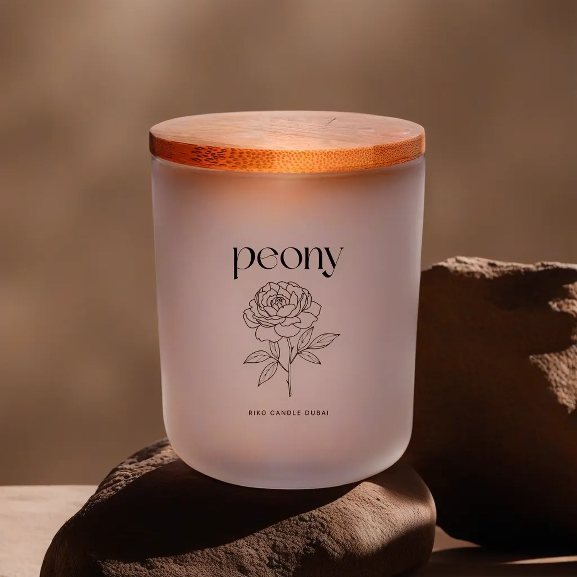 peony scented candle